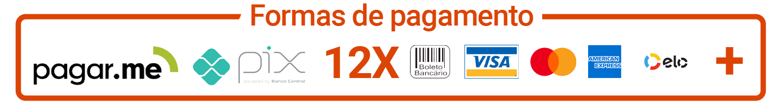 Formas de pagamento