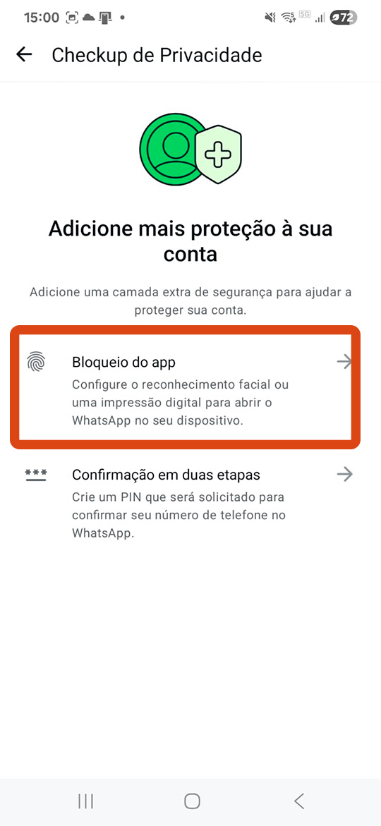 TOPICO 3_PRINT 5_ mais protecao - bloqueio do app